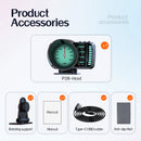 Auto Electronic Accessory P28 HUD Car Head Up Display OBD+GPS+RGB Digital Smart GPS Speedometer Gesture Recognition Speed Waning
