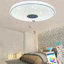 Smart RGB Music Ceiling Light LED Audio Ceiling Lamp Bluetooth APP Remote Control Dimmable Living Room Bedroom Ambient Lighting