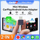 2 in 1 CarlinKit 5.0 Ultra Wireless CarPlay Android Auto Adapter 2026 New 5G Wifi Wireless Box for Car with Wired CarPlay IOS26