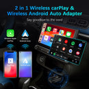 2in 1 Smart Dongle Wireless Carplay Adapter Android Auto 5G WIFI For Carplay Android Phone For Volvo Benz Mg Kia Chery VW