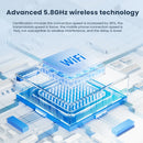 2-in-1 Wireless CarPlay Dongle Wired to Wireless Android Auto Adapter AI Smart Box Car Intelligent Systems For Car With CarPlay