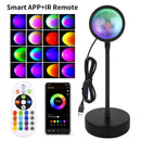 Smart Sunset Lamp Tuya LED Night Ligh USB RGB Smart Life APP Remote Projection For Room Decoration Photography Festival Birth