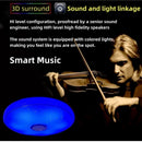 Smart RGB Music Ceiling Light LED Audio Ceiling Lamp Bluetooth APP Remote Control Dimmable Living Room Bedroom Ambient Lighting