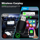 QueenDer Wireless CarPlay Android 2-in-1 Auto Adapter - Smart Box USB Plug & Play Car Gadget
