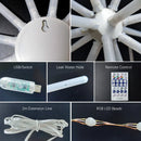 LED Smart Night Light, RGB Atmosphere Lamp, Outdoor Lighting With Remote Control, Room Decor Items, for Gift, Camping, Home Deco