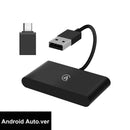Wired to Wireless Android Auto Adapter with Ambient Light 5G WiFi & BT5.0 USB Plug and Play for OEM Car Radio Wide Compatibility
