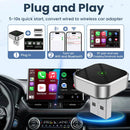 2-in-1 Wireless CarPlay Dongle Wired to Wireless Android Auto Adapter AI Smart Box Car Intelligent Systems For Car With CarPlay