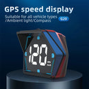 G20 Car Head Up Display GPS HUD Smart Meter Auto GPS Security Overspeed AlarmSpeed Compass Electronic Accessories Hud Displa