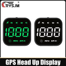 G4S GPS Head Up Display LED Auto Speedometer Smart Digital Vehicle Speed HUD Car Accessories for All Car With Overspeed Alarm