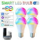 Smart LED Bulb LED Bulb Dimmable 15W 18W E27 B22 110V 220V RGBCW Color Change Lamps Smart Life App Group Control Music Rhythm