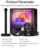 Smart Ambient Lighting TV PC Led Backlight App Camera Sync USB Strip Lights Control Strip Lights Gaming Immersion TV LED Camera