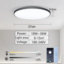 Smart Led Ceiling Lamp 36W 50W 220V Dimmable Modern Led Ceiling Lights With APP Remote Control For Bedroom Living Room