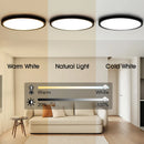 Smart Led Ceiling Lights 20Inch Large APP Remote Control Dimmable Ultra thin Smart Lamp For Living Room Bedroom Led Lights